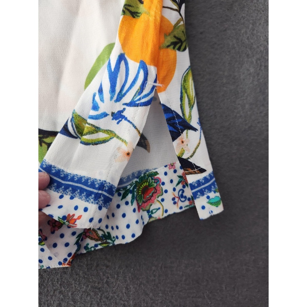 NWT John Mark Women PM Tunic Top Boho Art To Wear Colorful Festival Resort Beach - Picture 5 of 10